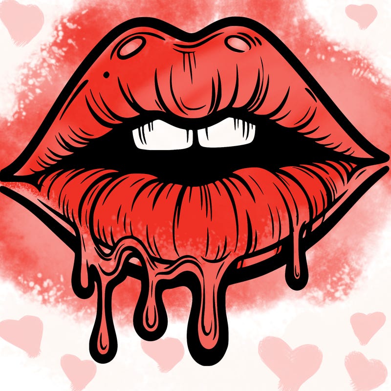 lips that look realistic and drip