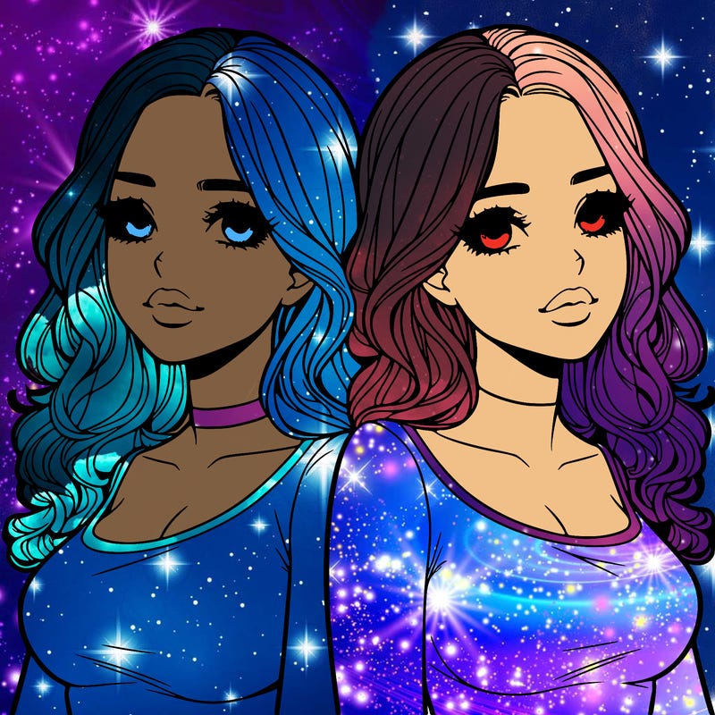 realistic twin sisters