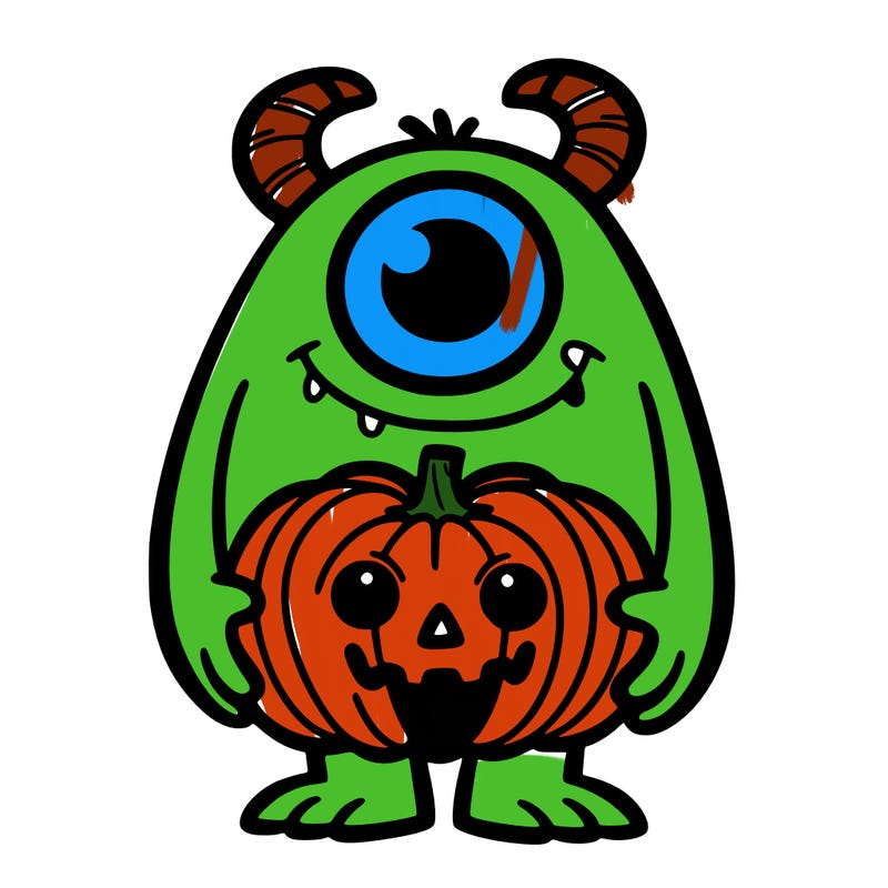 friendly monster halloween