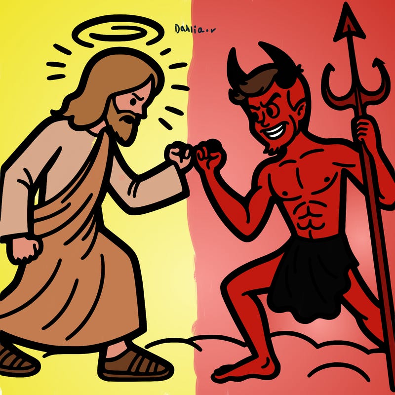 jesus versus the devil