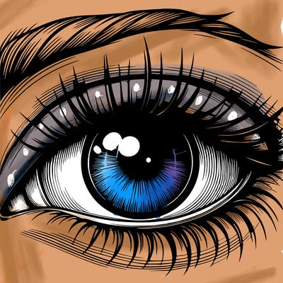 realistic eye