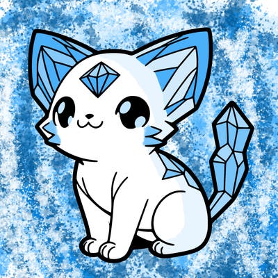 crystal kitten