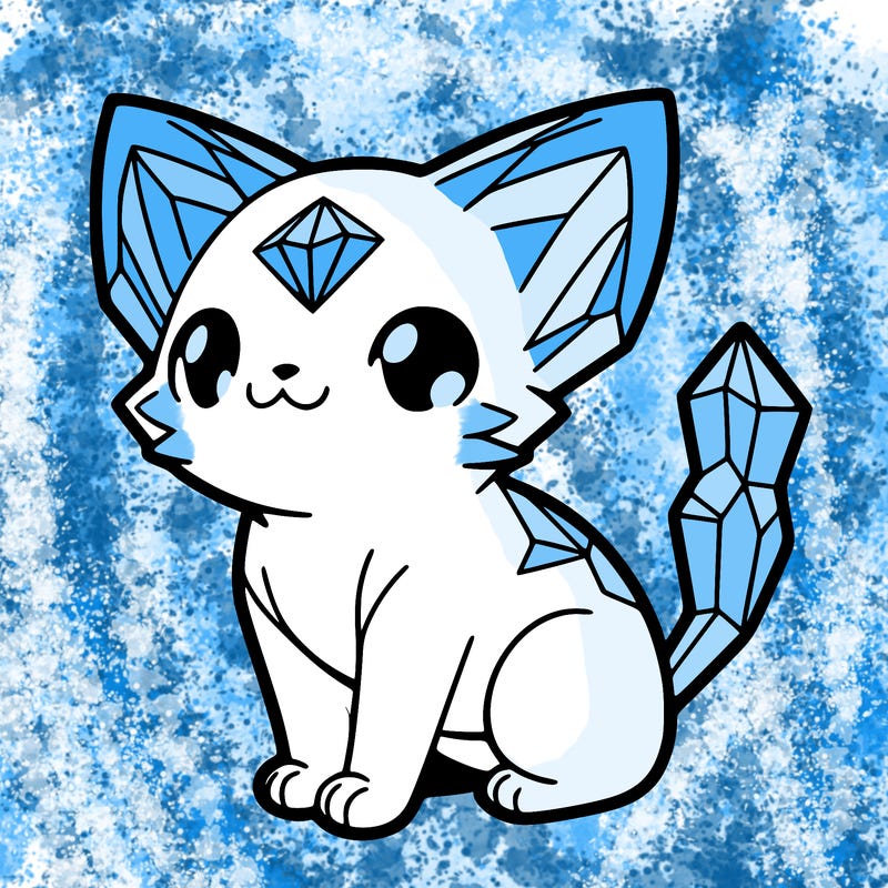 crystal kitten