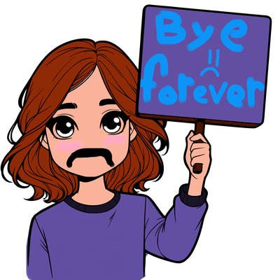 realistic girl holding up a sign