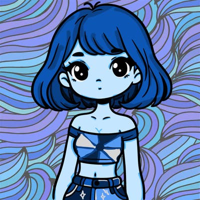 girl in a cute crop top