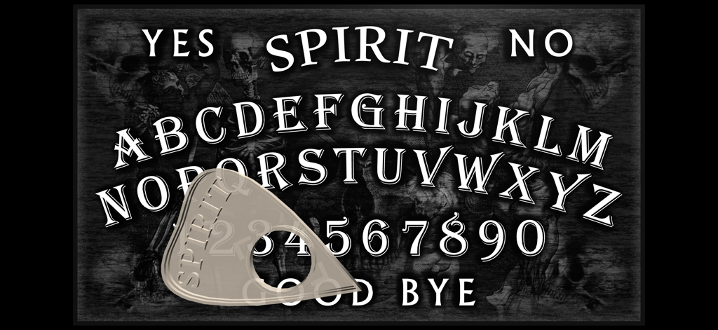 3D Spirit Board - Digital spirit board with alphabet and moving planchette