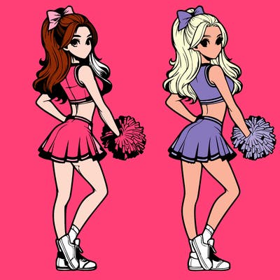 realistic cheerleader