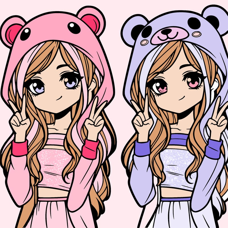 teen girl in animal costume