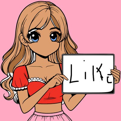 realistic pretty girl holding blank sign