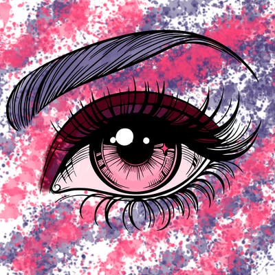 a beautiful eye