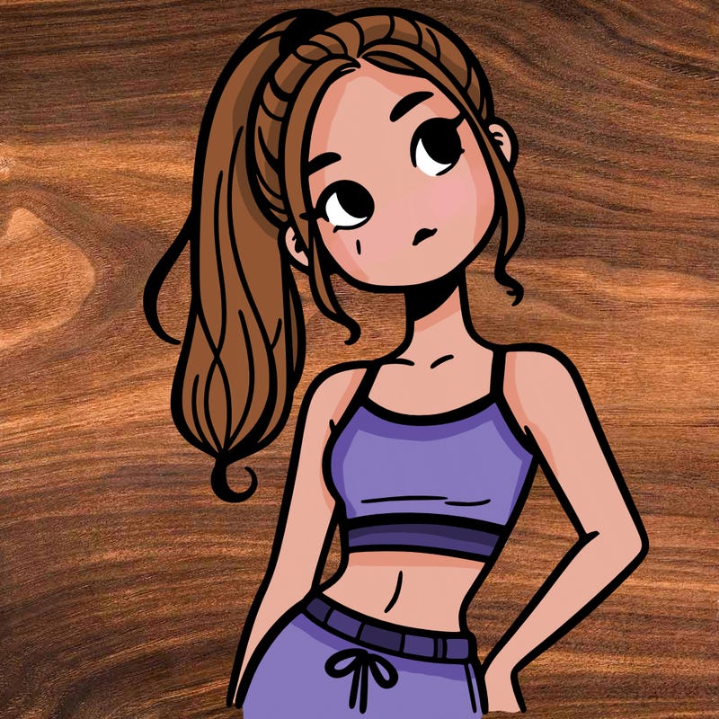 girl in crop top