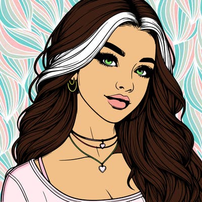 detailed realistic girl