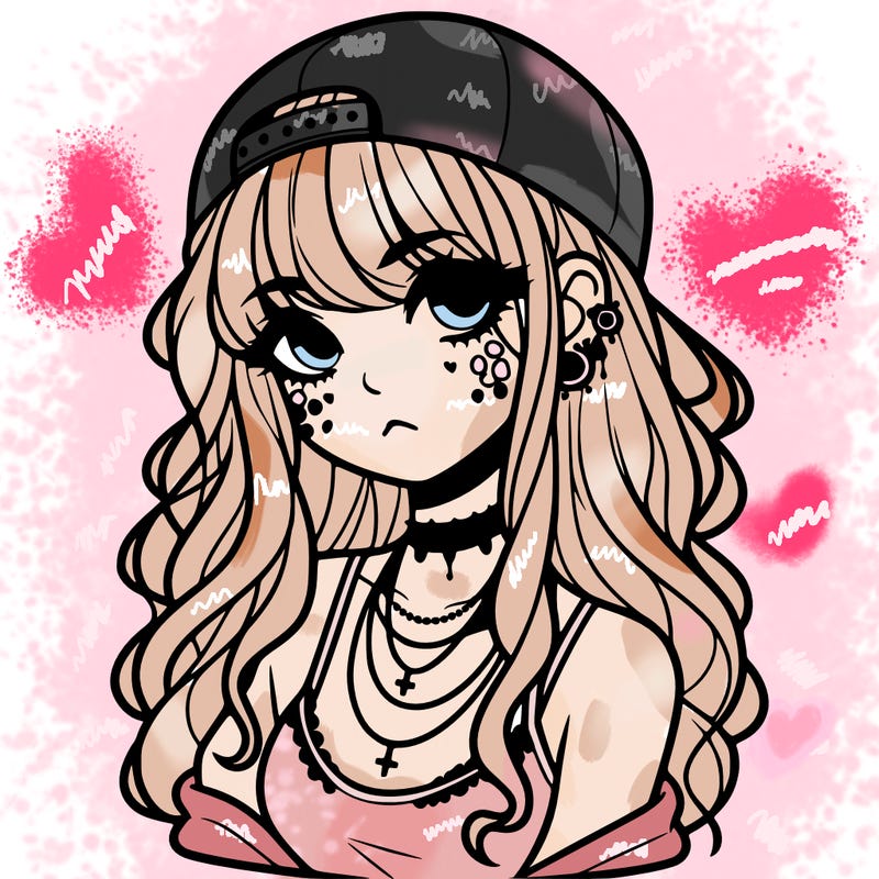 scene girl aesthetic