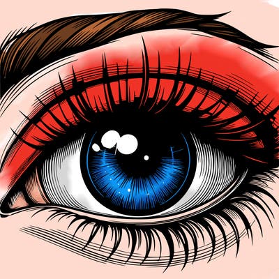 realistic eye
