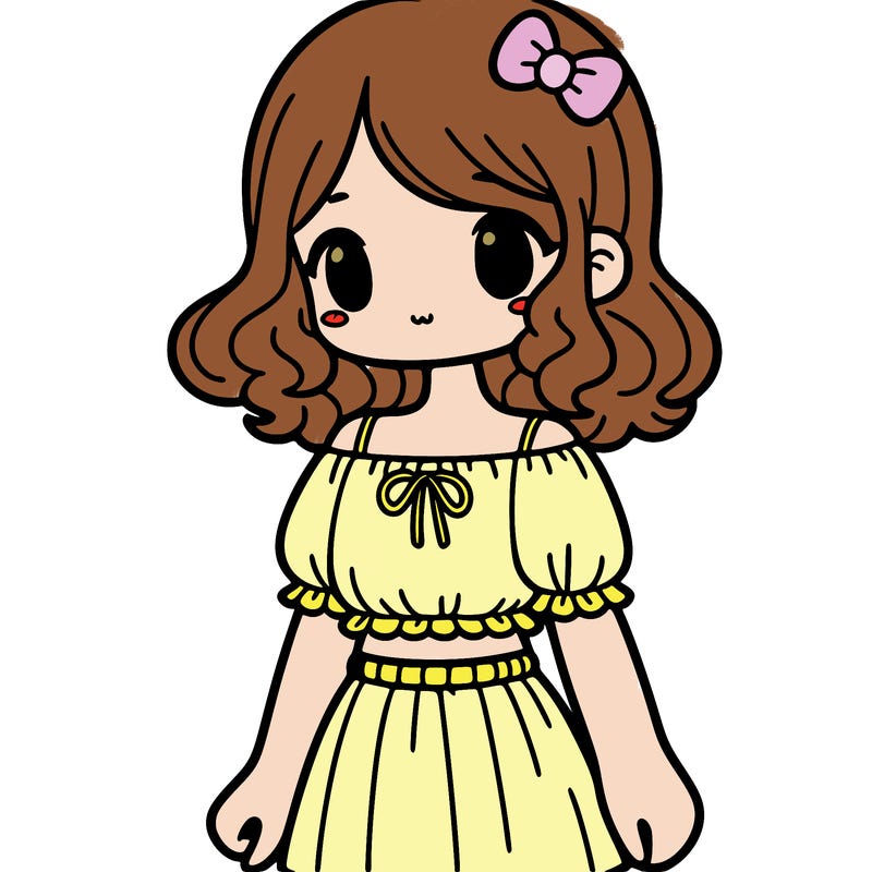 girl wearing a cute top