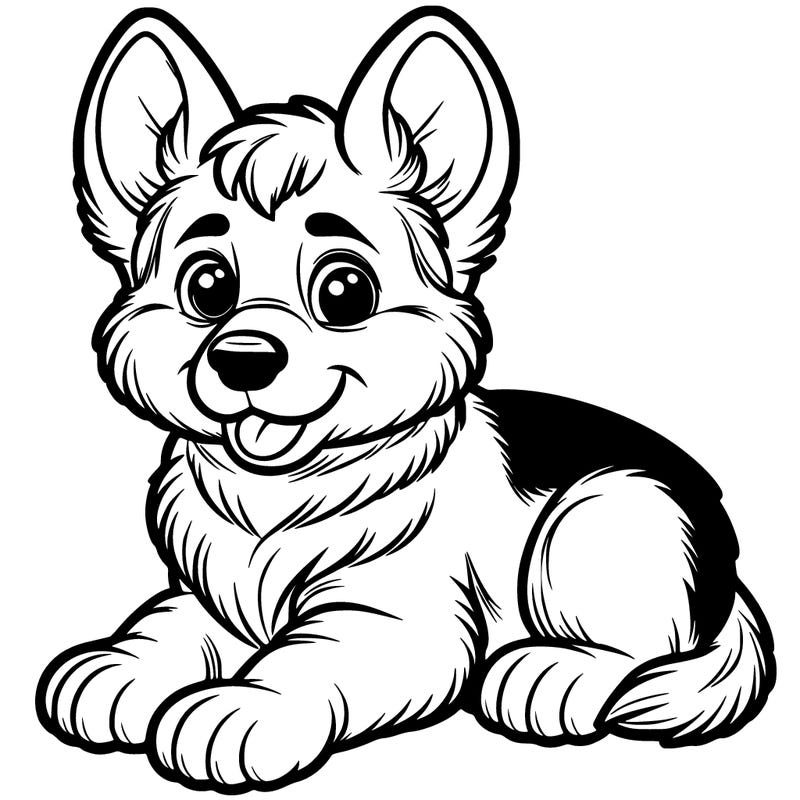 german shepherd puppy