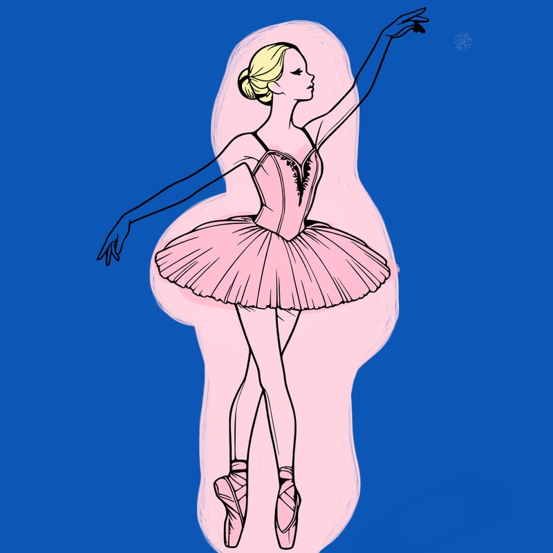 realistic ballerina