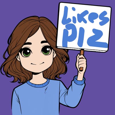 realistic girl holding up a sign