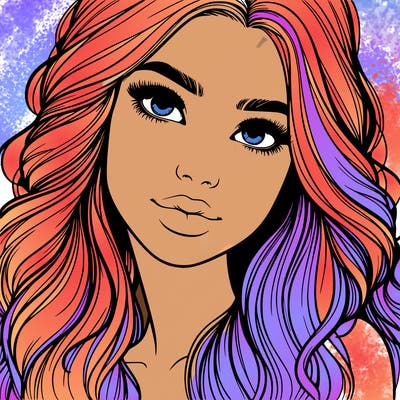 beautiful realistic girl