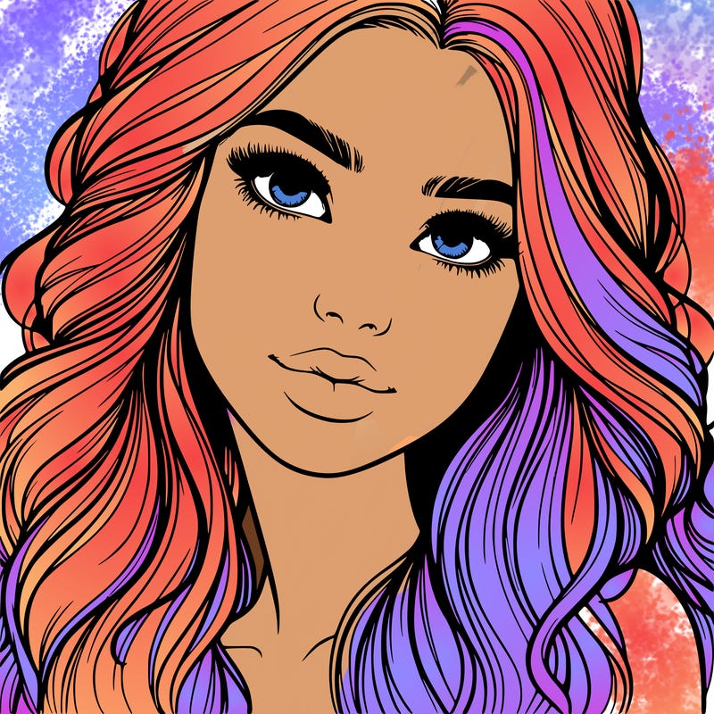 beautiful realistic girl