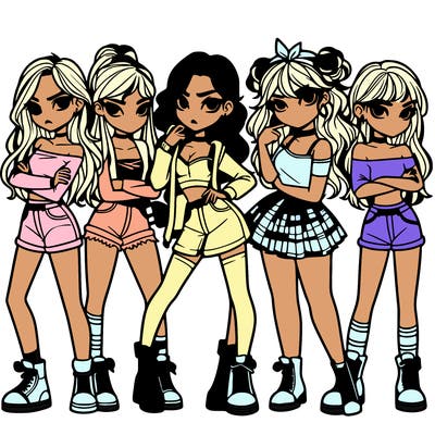 realistic baddie girls