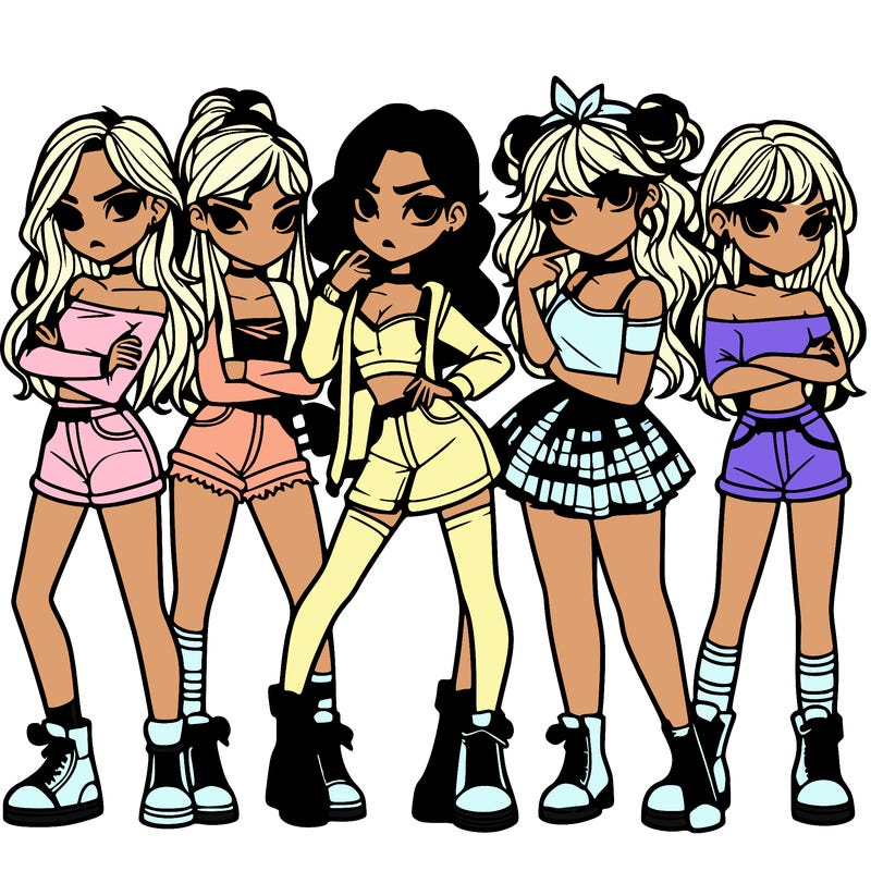 realistic baddie girls