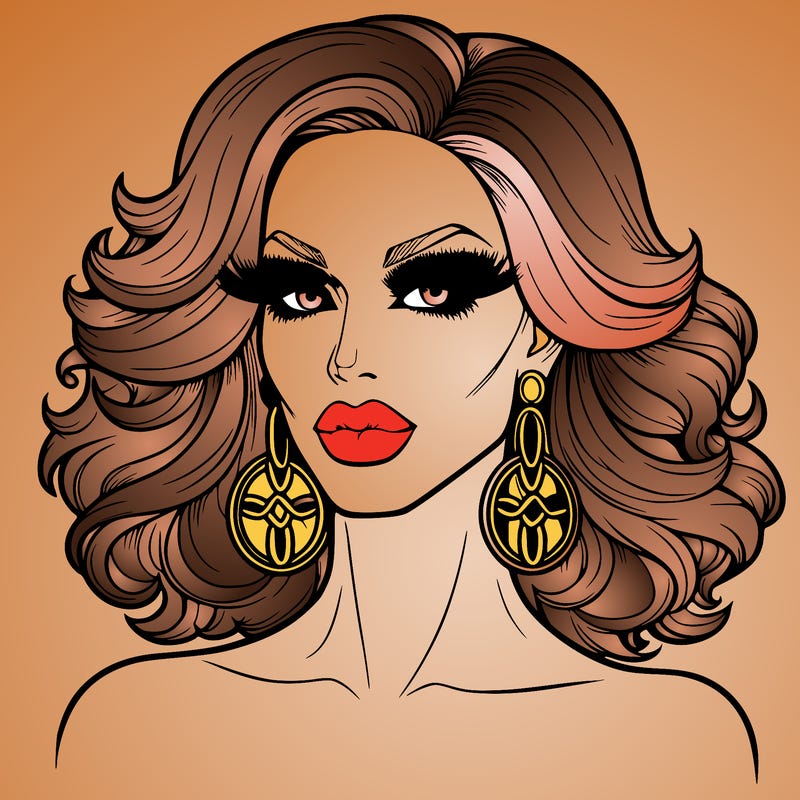 realistic drag queen