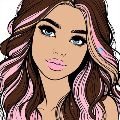 beautiful realistic girl