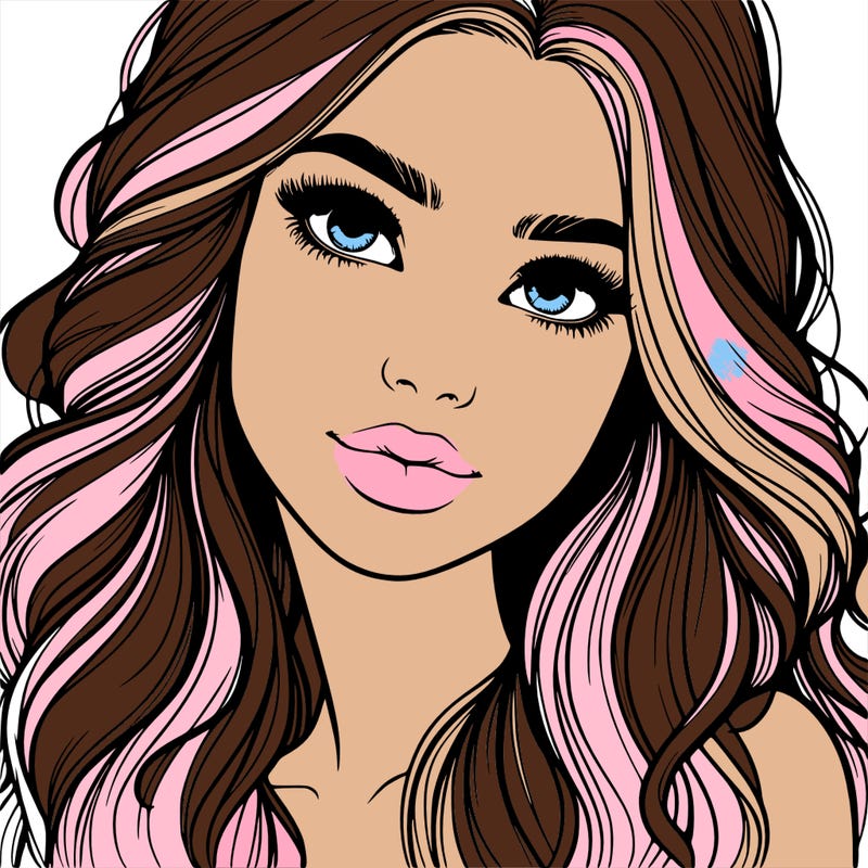 beautiful realistic girl