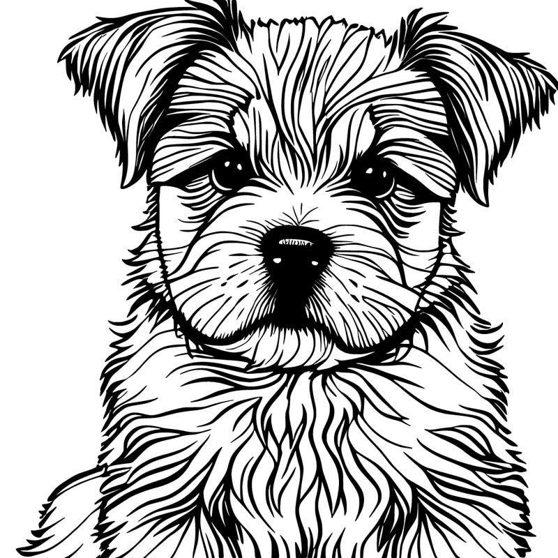 realistic puppy