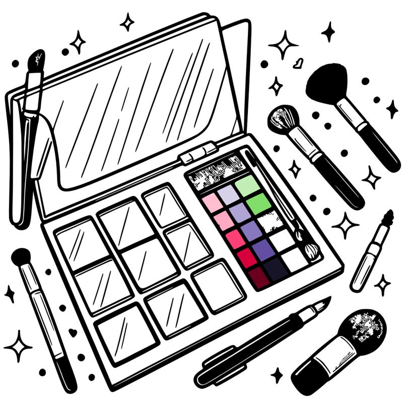makeup pallet