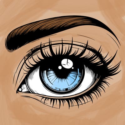 realistic eye