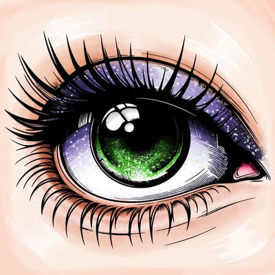 realistic eye
