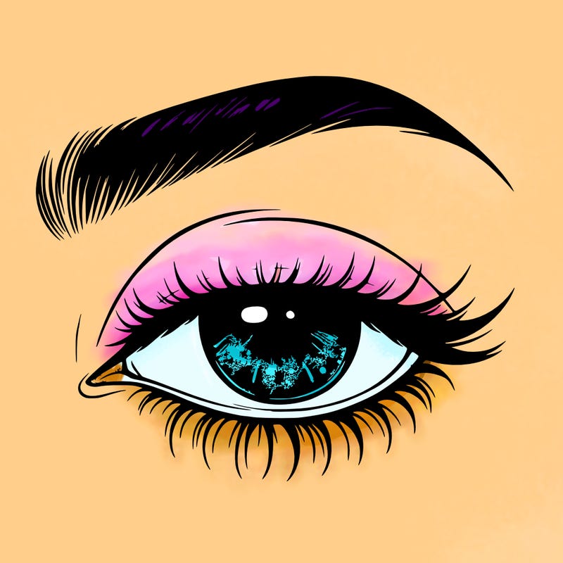 eye closed realistic