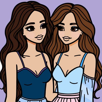 two people women