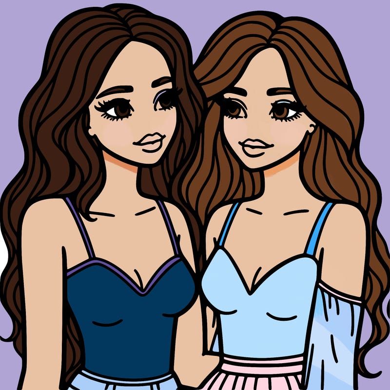 two people women