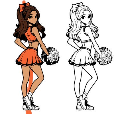 realistic cheerleader