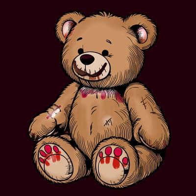 teddy bear, realistic