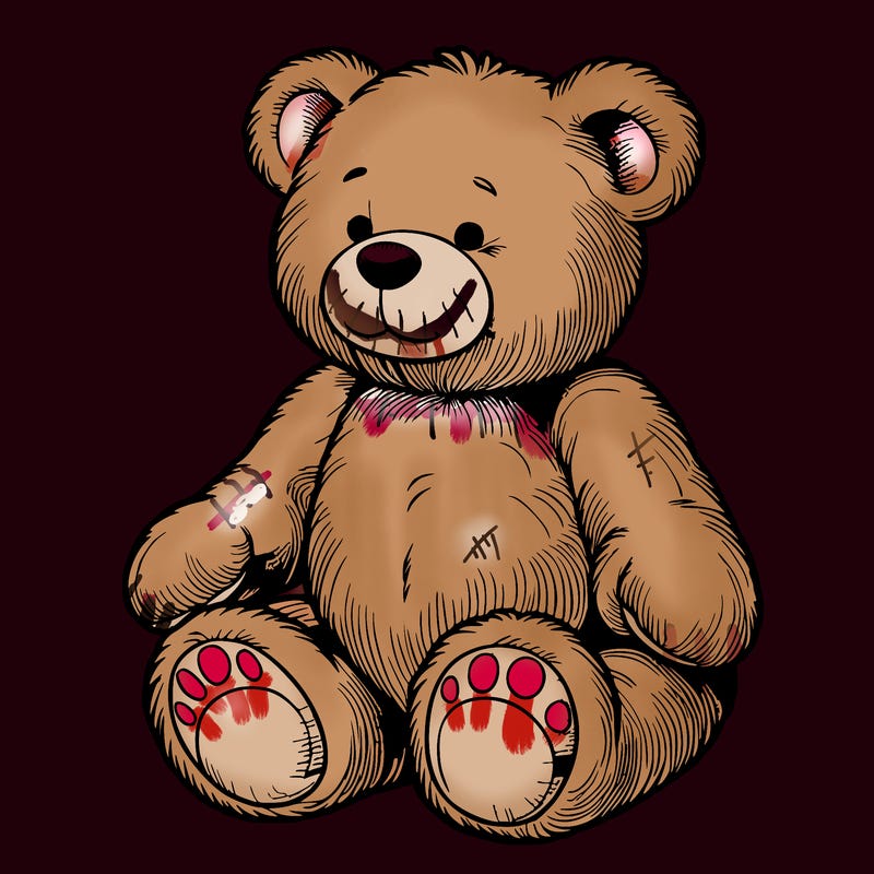 teddy bear, realistic