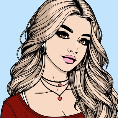 detailed realistic girl