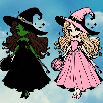beautiful wicked witch. from wicked