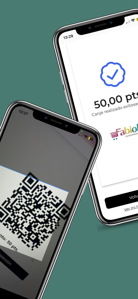 ConstruPuntos - Scanning a QR code for a successful points redemption in the ConstruPuntos loyalty app