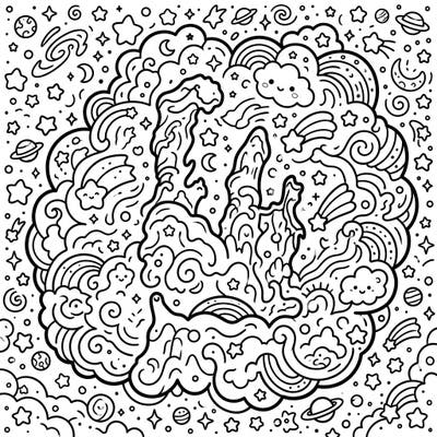 Embark on an interstellar adventure with this charming Kawaii Carina Nebula coloring page. Its delightful blend of cosmic wonder and adorable elements makes it a joy for colorists of all ages.