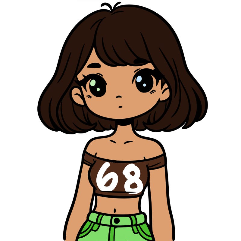 girl in a cute crop top