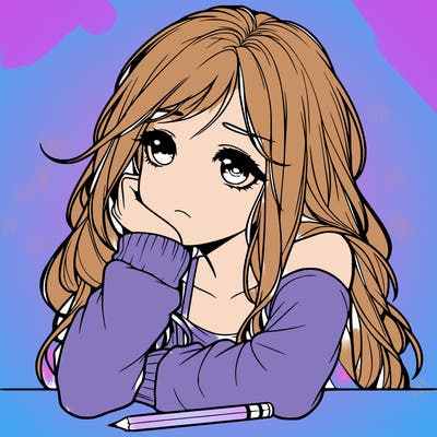 a lonely girl realistic