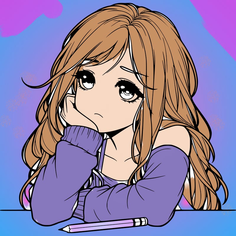 a lonely girl realistic