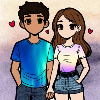 boyfriend and girlfriend