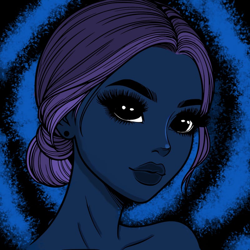 realistic girl with lashes