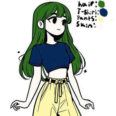 girl in a cute crop top