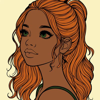 beautiful realistic girl